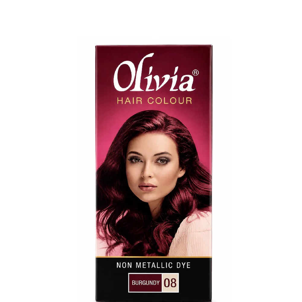OLIVIA HAIR COLOR BURGUNDY 08 PC