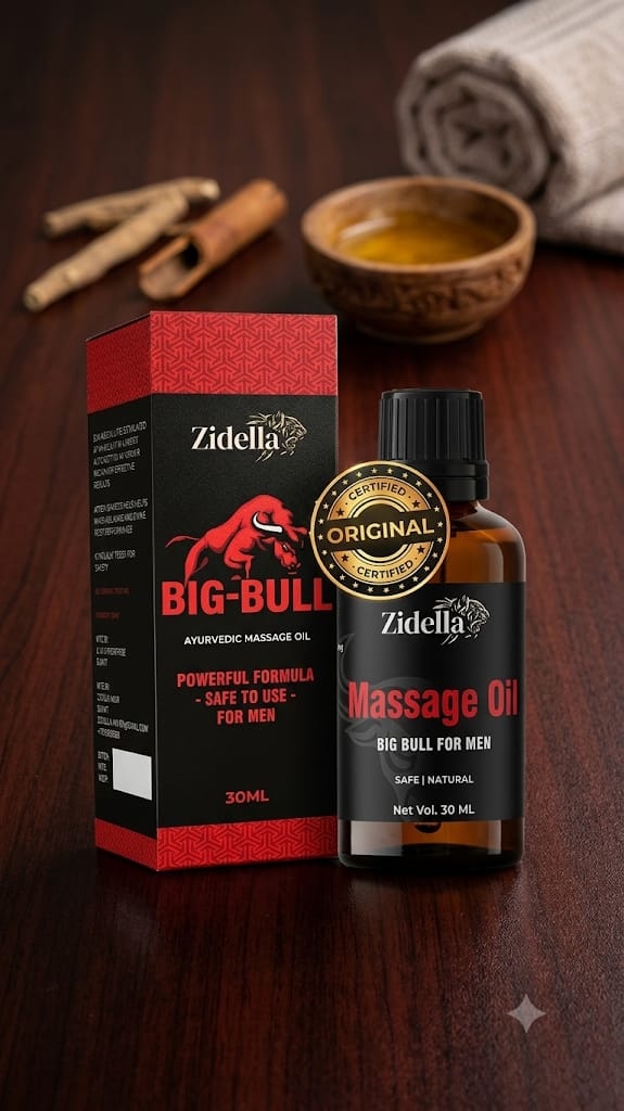 Bigbull Pure Ayurvedic Massage Oil For Men - 30ml