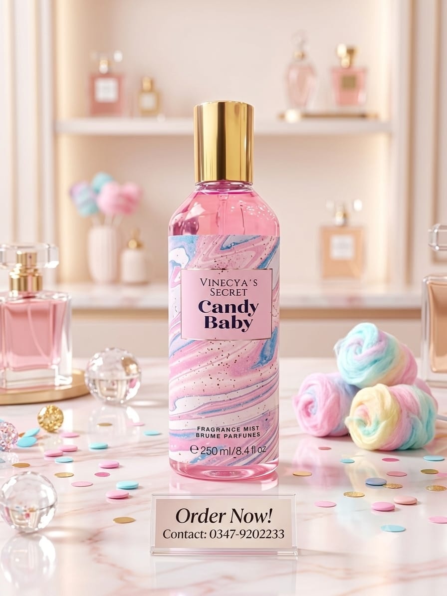 Vinecya’s Secret Candy Baby Fragrance Mist – 250 ml | She Cosmetics