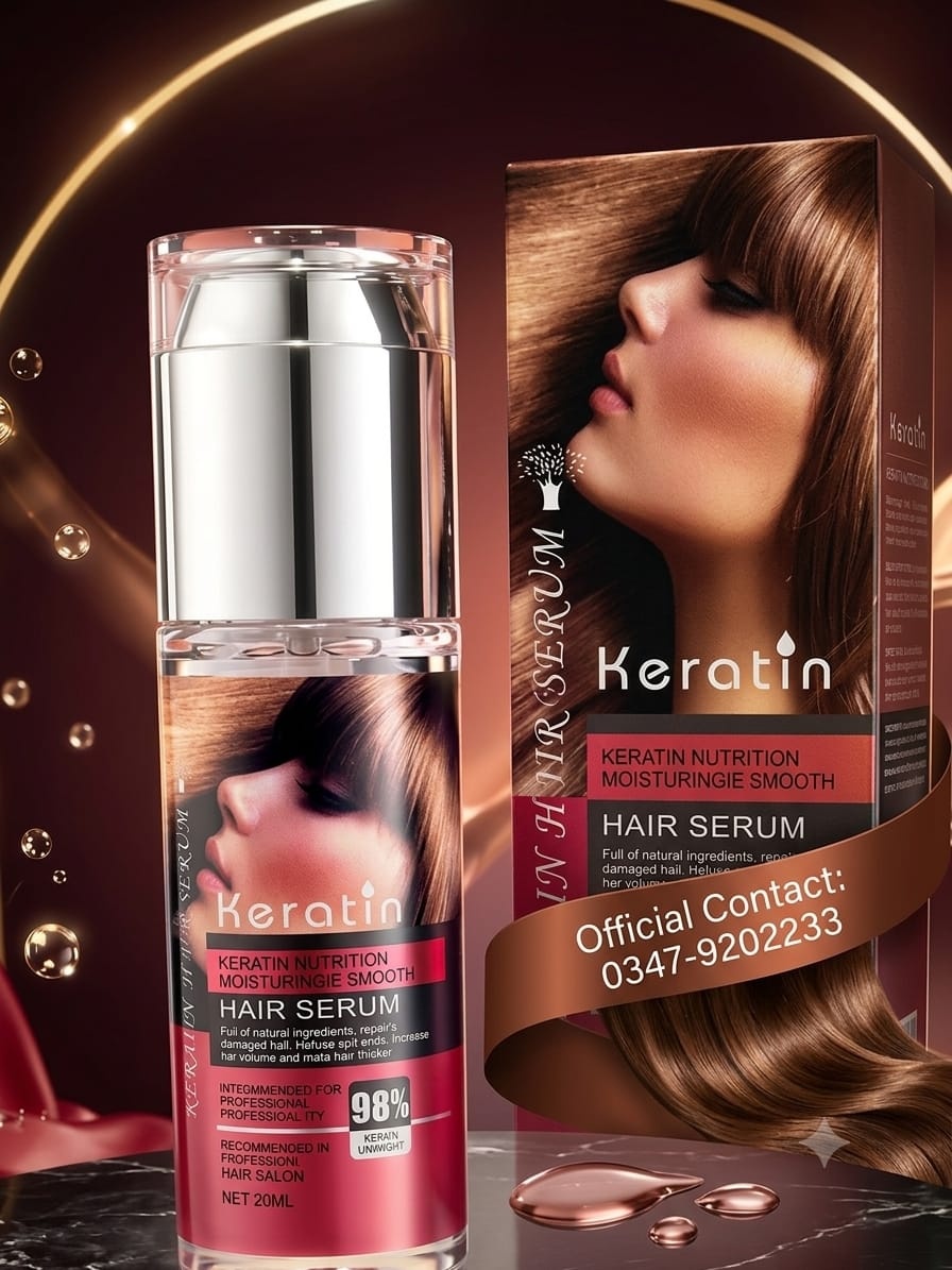 Keratin Nutrition Hair Serum 80ml – Intensive Repair & Moisturizing Serum