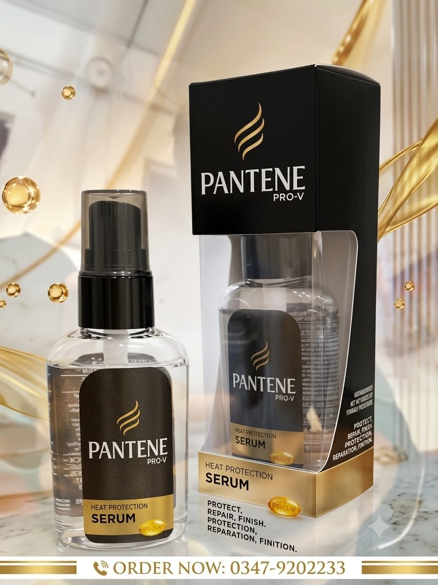 Pantene Pro-V Heat Potion Hair Serum – Heat Protectant & Repair Serum for Smooth, Frizz-Free Hair