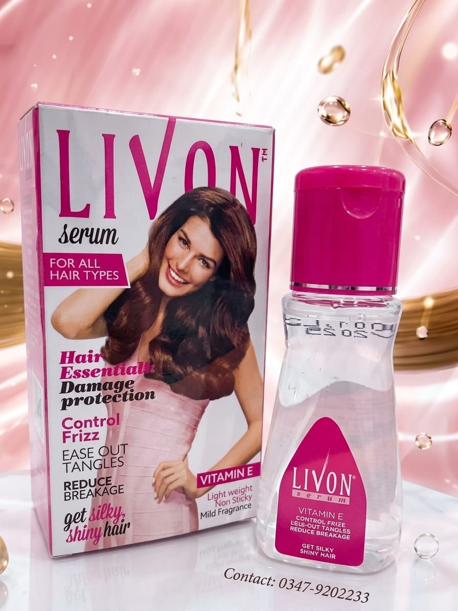 Livon Vitamin E Hair Serum for Frizz Control 50ml / 100ml