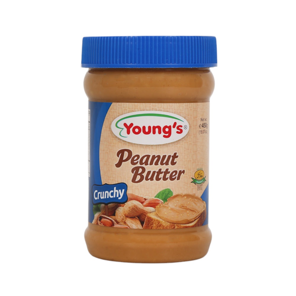 YOUNGS PEANUT BUTTER CRUNCHY 454 GM
