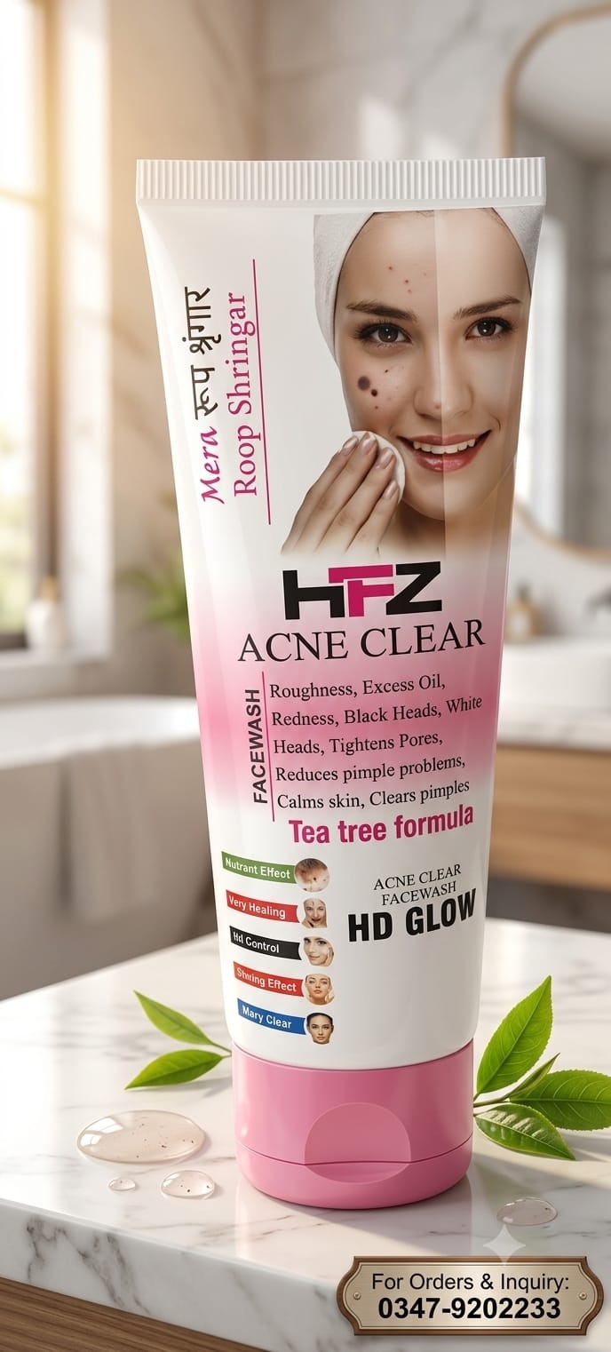HFZ Acne Clear FaceWash Best for Acne Clearing