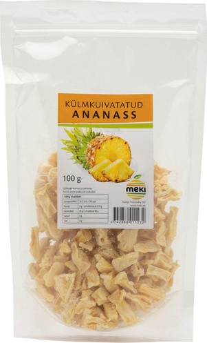 Freeze-dried pineapple 100g