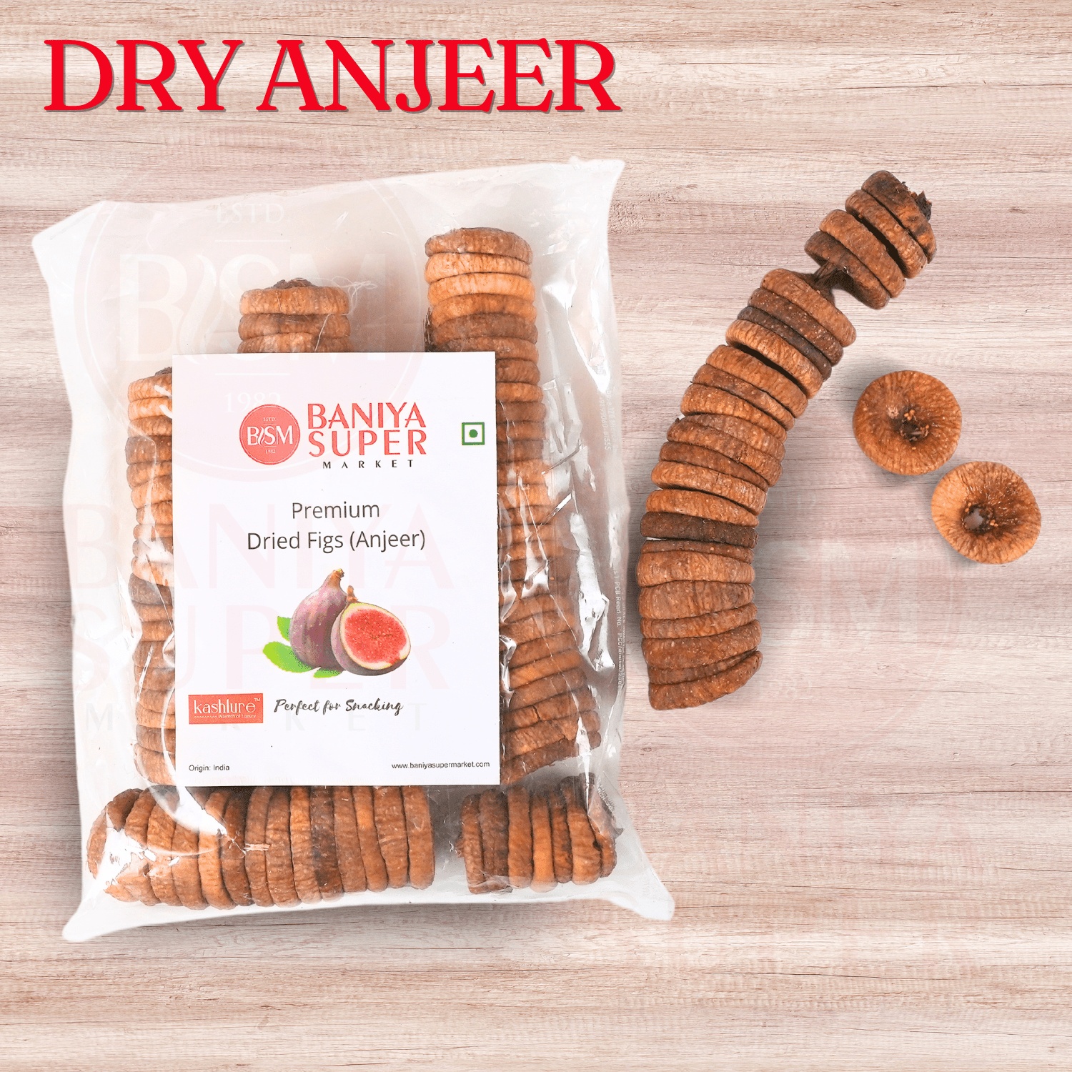 Afghan Anjeer Popular | Figs 100g