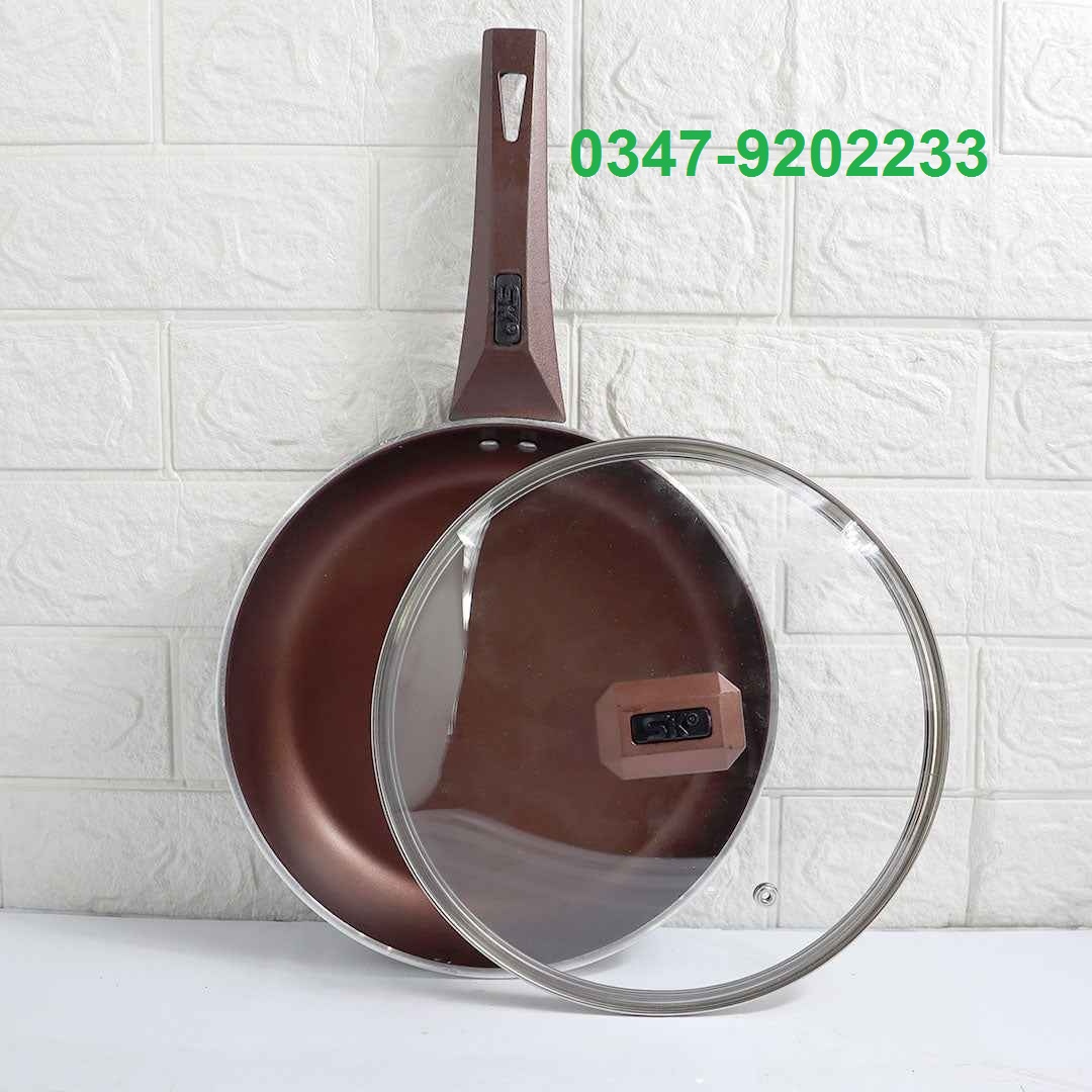 Crystal Mini Series Non Stick Fry Pan | Pure-Grade Virgin Aluminium | PFOA Free Non-Stick Coating | Cool Touch Handles | Ideal for Cooking in Smaller Quantity | Durable and Long Lasting | 140 mm