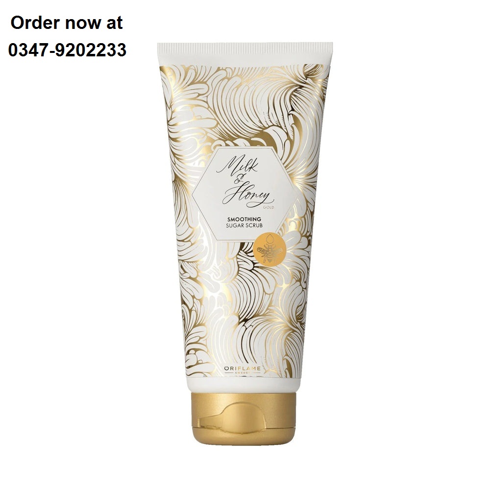 Original Oriflame Milk And Honey Gold Smoothing Sugar Scrub - 200ml