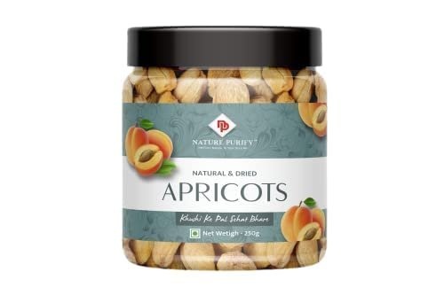 Nature Purify Premium Dried Apricot Dry Fruits, Soft Khumani (Apricot- 250 gram)