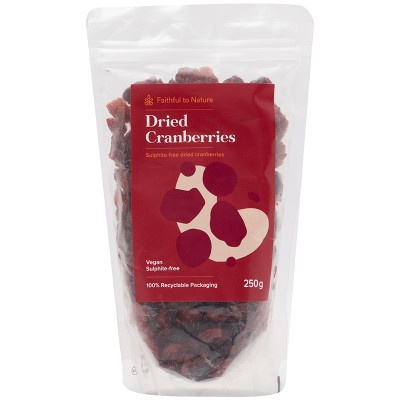 FtN Dried Cranberries 250G