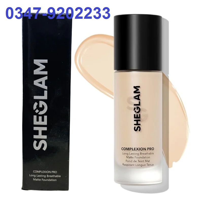 SHEGLAM complexion pro long lasting Foundation-Porcelain