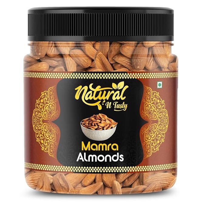 Natural n Tasty Almond Giri Mamra Badam Premium Mamra badam Giri | Natural Sweet, Rich in Protein, Hygienically Weight 250 gram