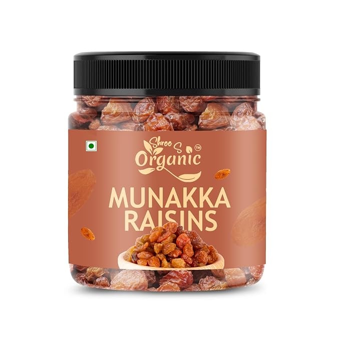 Shree S Organic Premium Munakka Raisins 200g