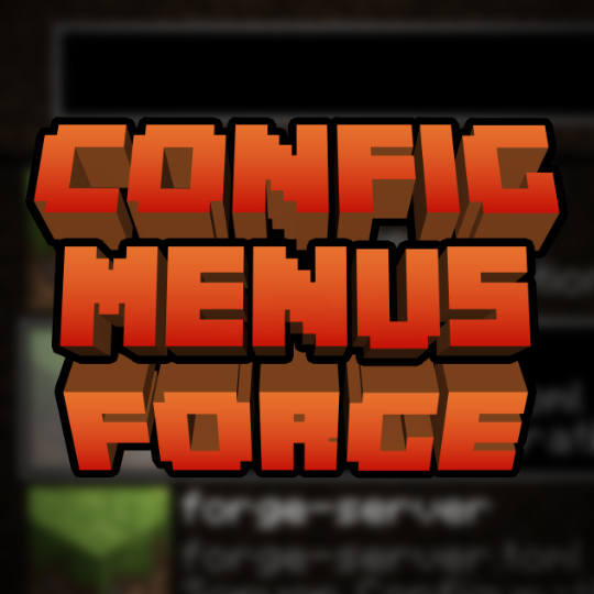 Config Menus for Forge