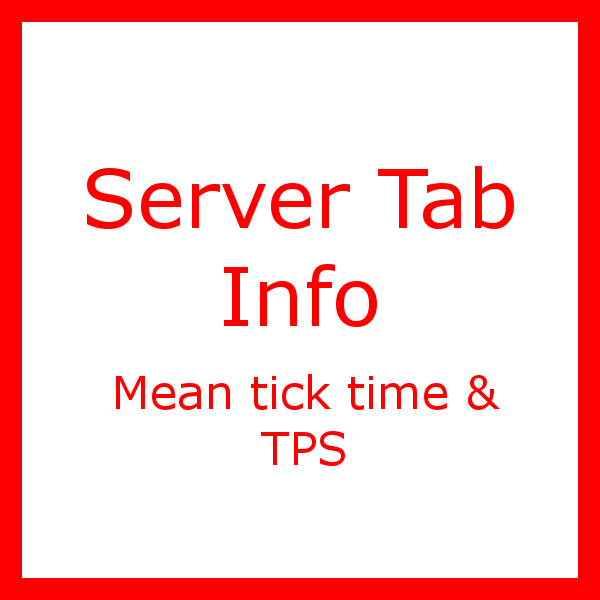 Server Tab Info