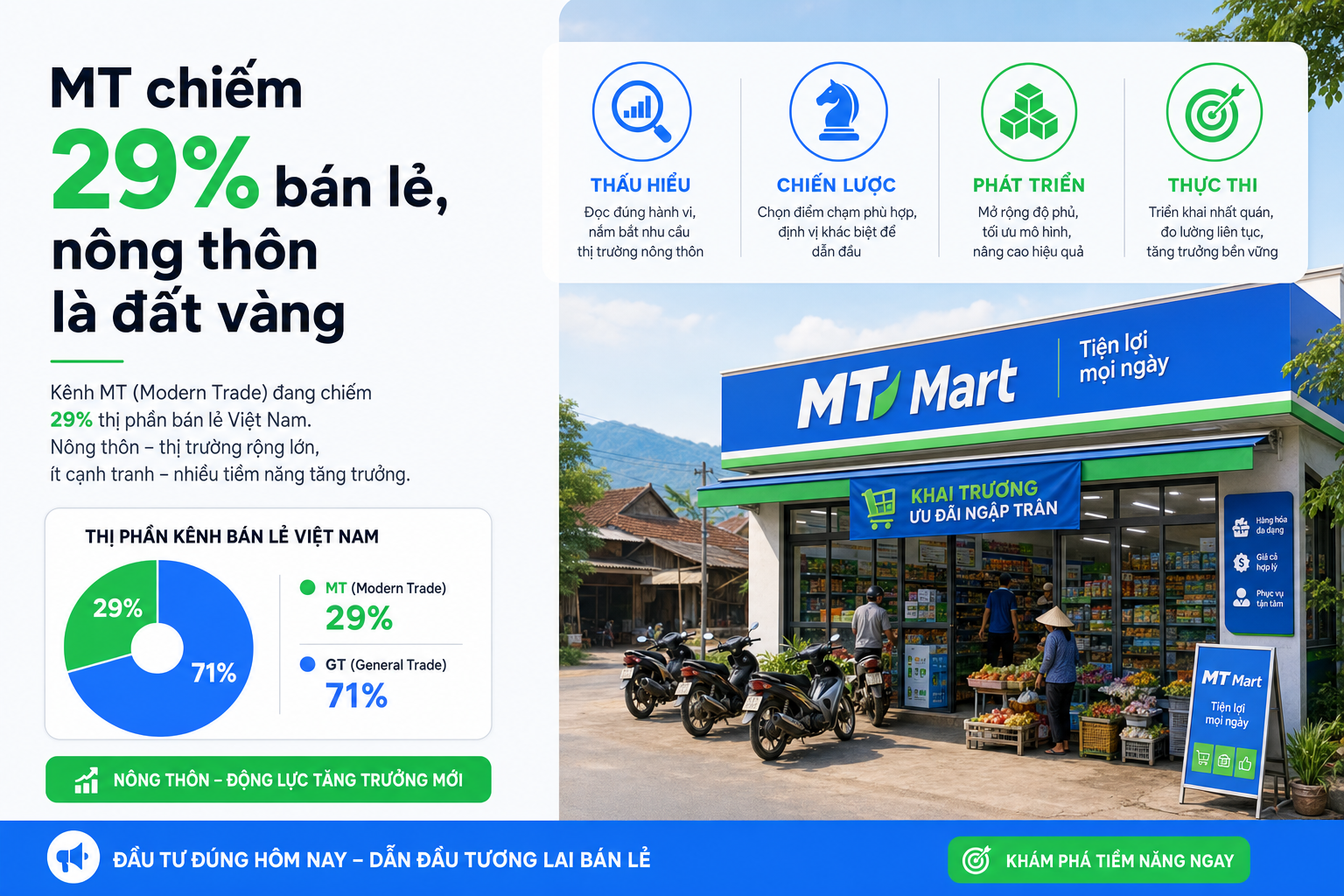 Modern Trade Việt Nam 2024: 57 tỷ USD và cơ hội từ vùng nông thôn chưa khai thác