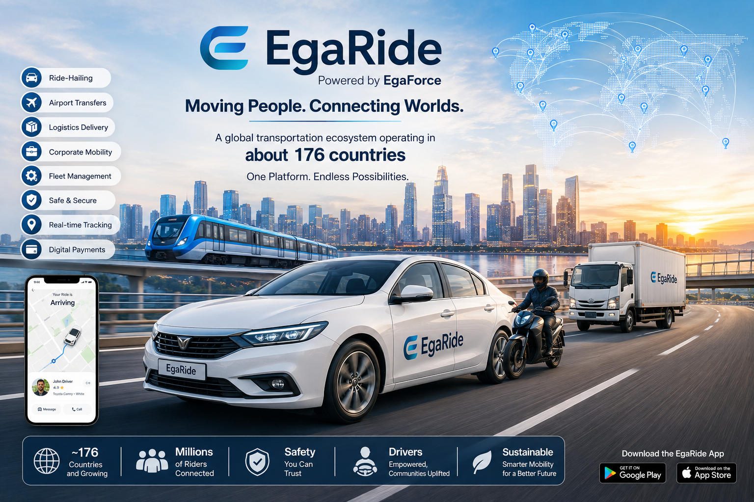 How EgaRide Is Building a Connected Mobility Network Across 176 Countries
