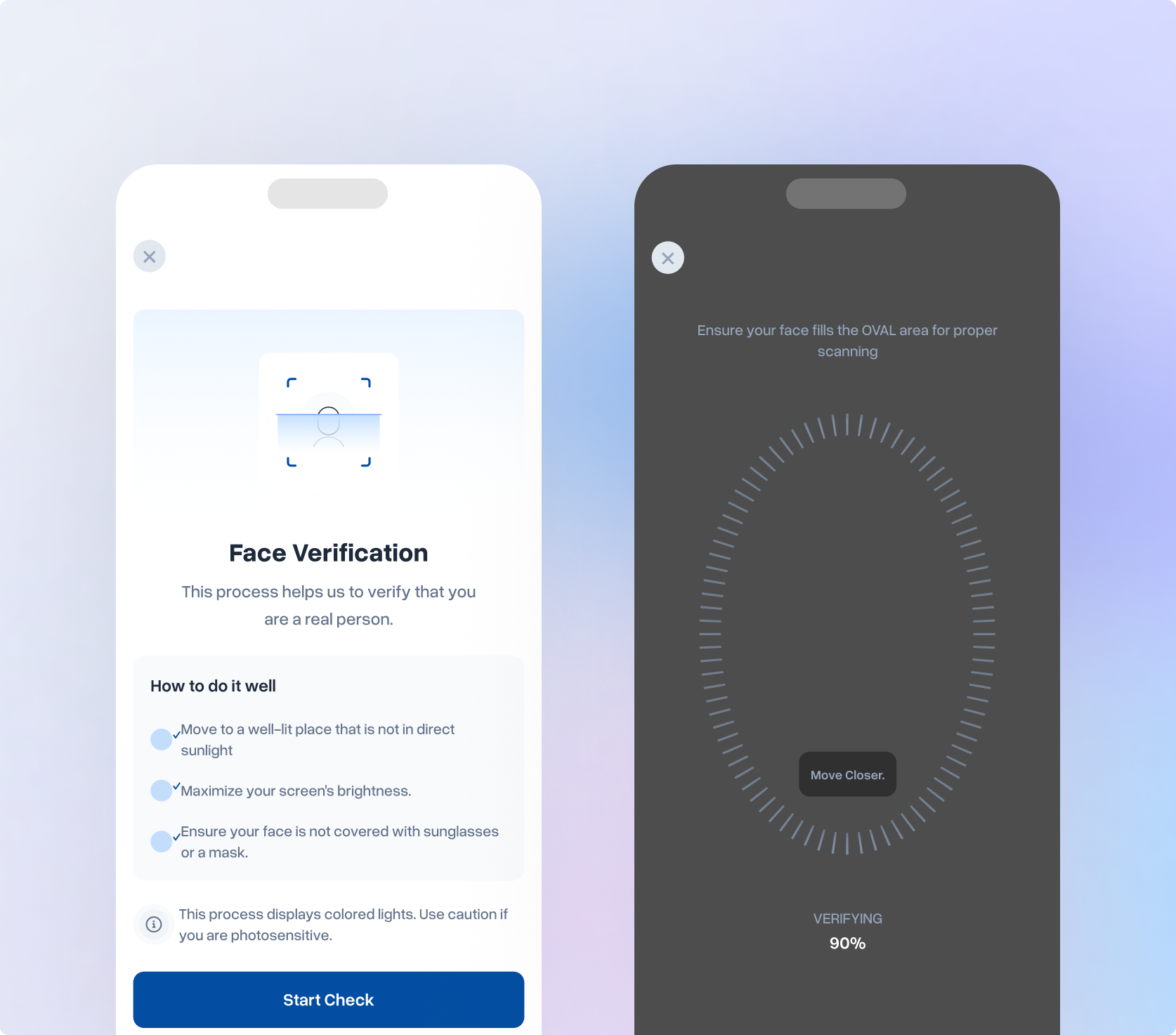 Mobile onboarding flow