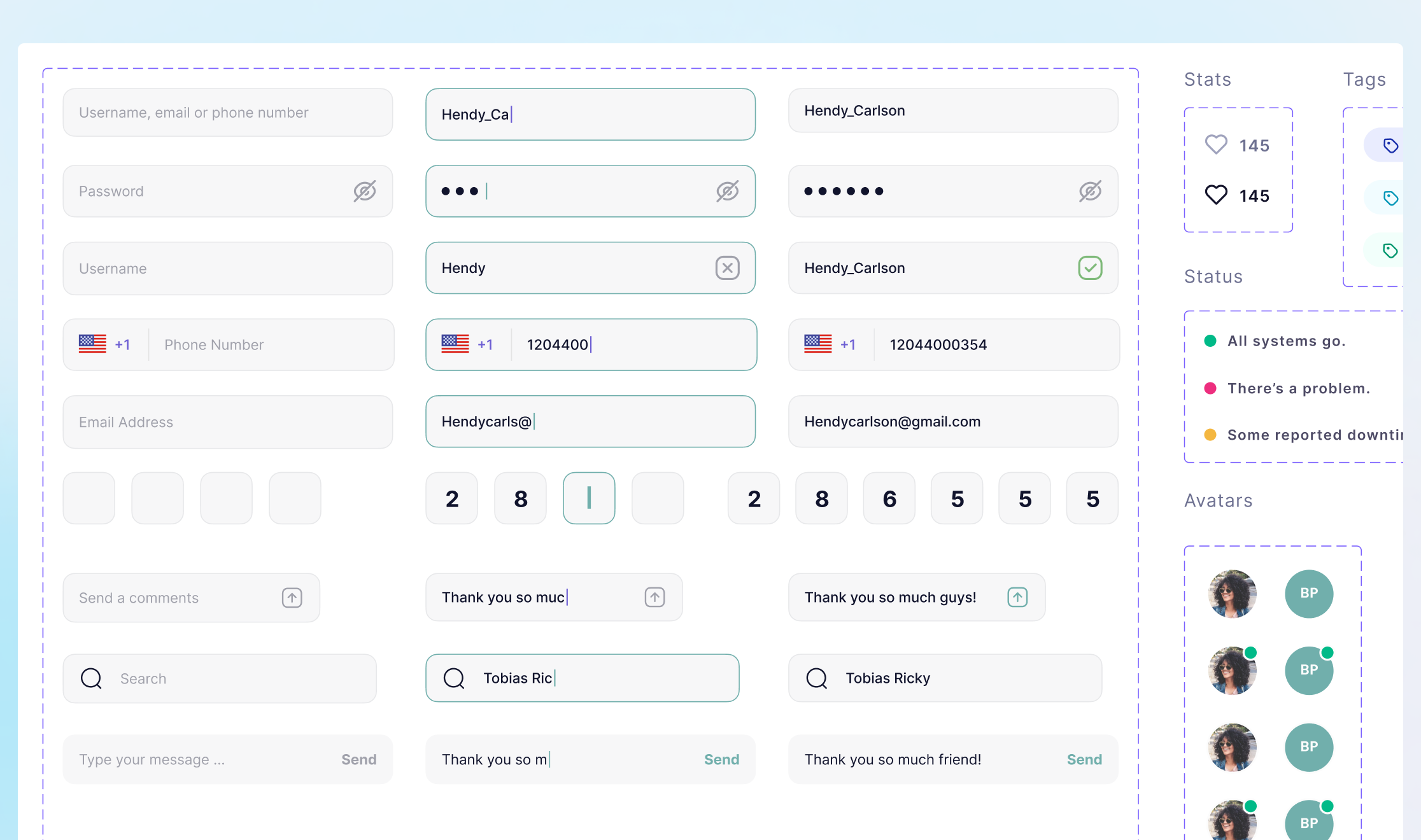 Funge V2 design system — component library overview