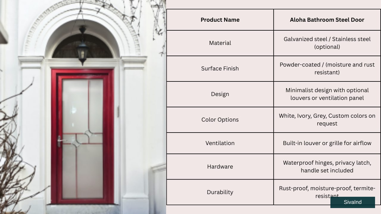 Water Resistant Doors | Key Wee International