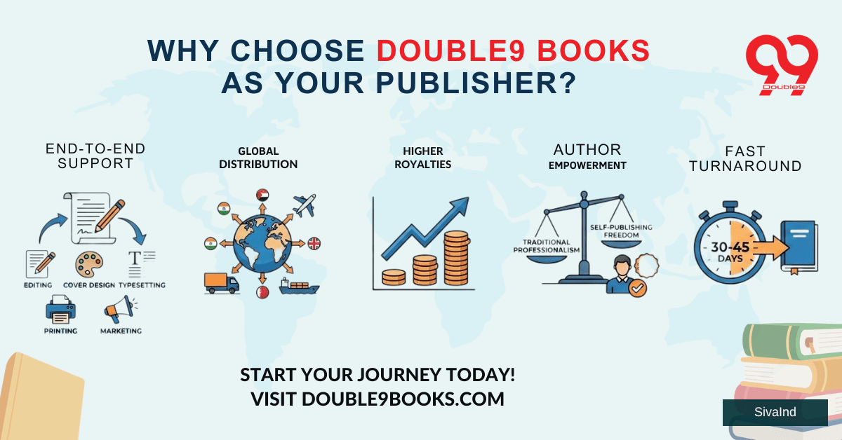 Why choose Double9 Books as your publisher