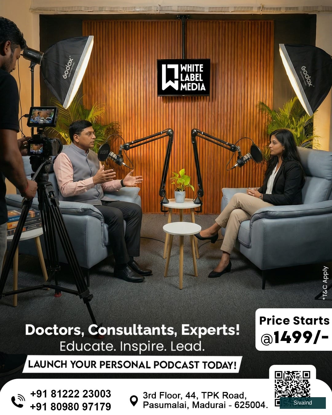 Which Podcast Studio in Madurai Offers the Best Equipment?