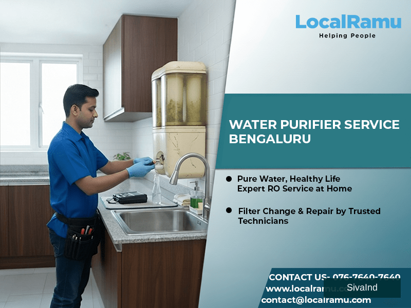 Safe Water Starts Here LocalRamu Water Purifier Service in Bengaluru