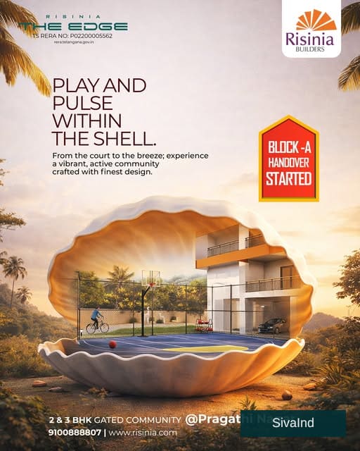 Apartments For Sale In Pragathi Nagar | The Edge by Risinia