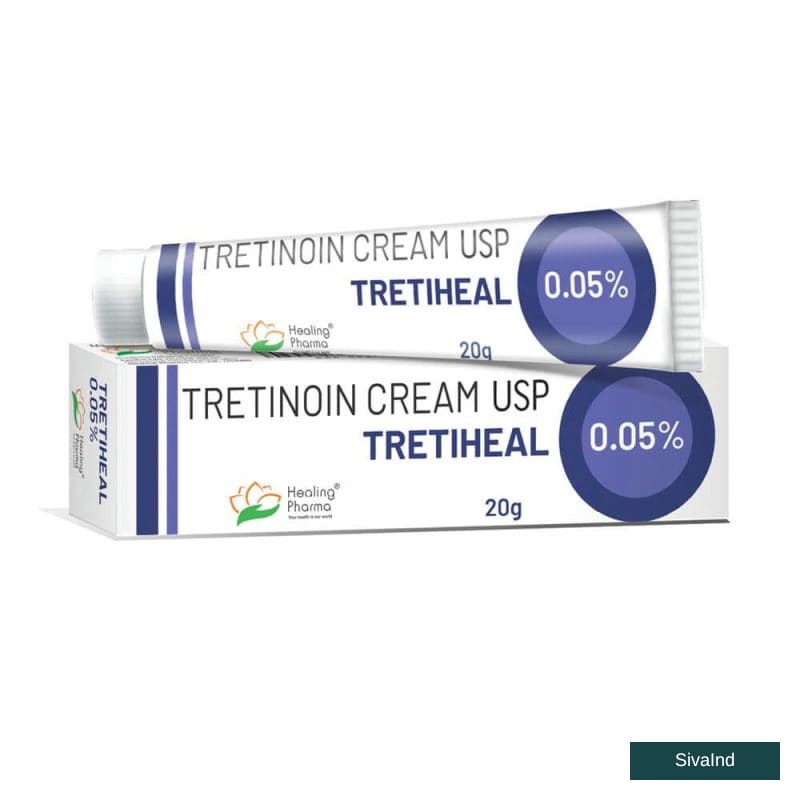 Tretiheal Tretinoin Cream 0.05% 20g Dubai – Skin Renewal & Acne Treatment