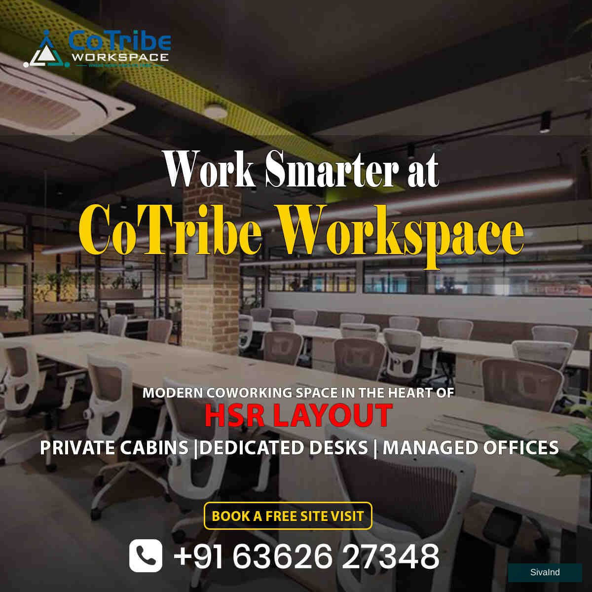 Modern Shared Hot Desk Coworking Space