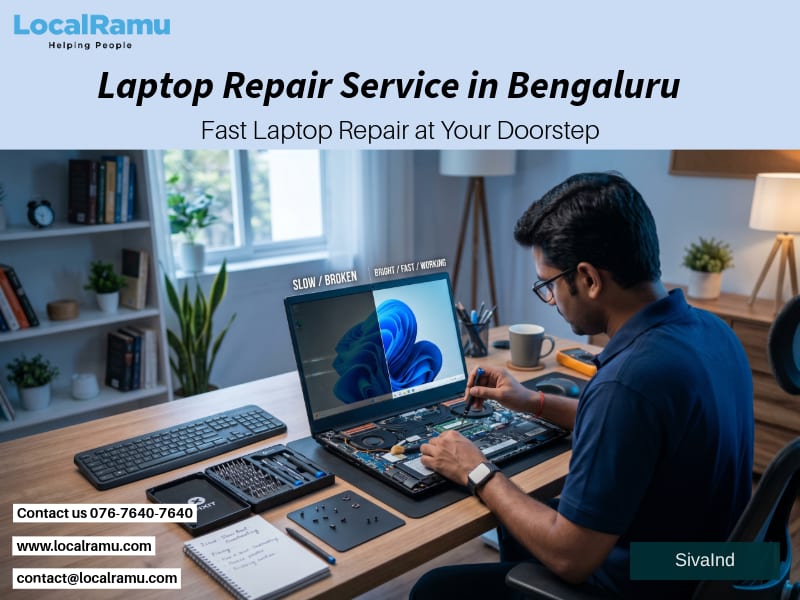 Get Your Laptop Fixed Today With LocalRamu Bangalore's Most Trusted Repair Service
