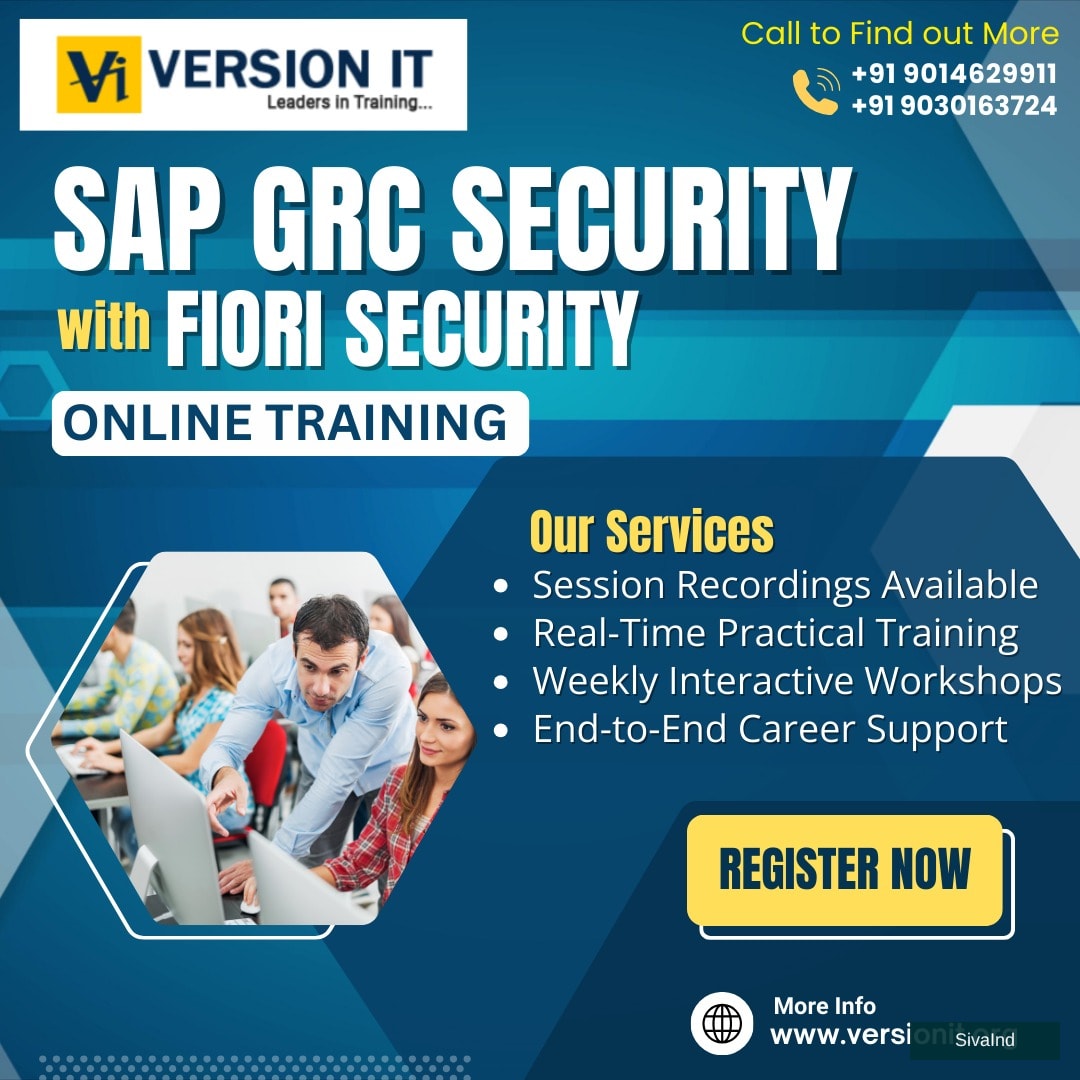 SAP GRC Security Training in Hyderabad - Start a Winning Career with Version IT
