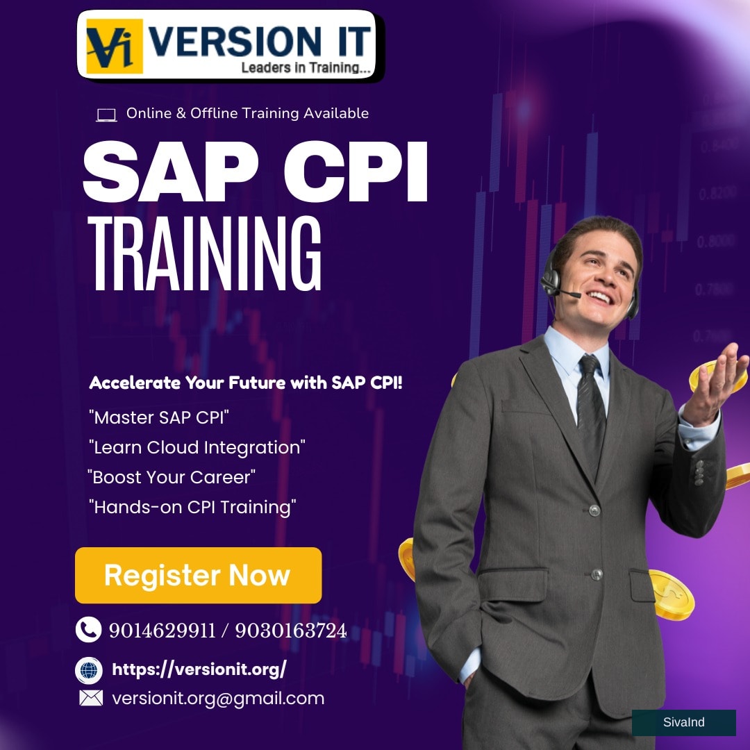 SAP CPI Training in Hyderabad at Version IT – Master Cloud Integration with Industry Experts