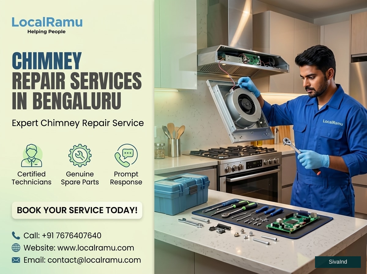Trustable Kitchen Chimney Repair Service in Bengaluru