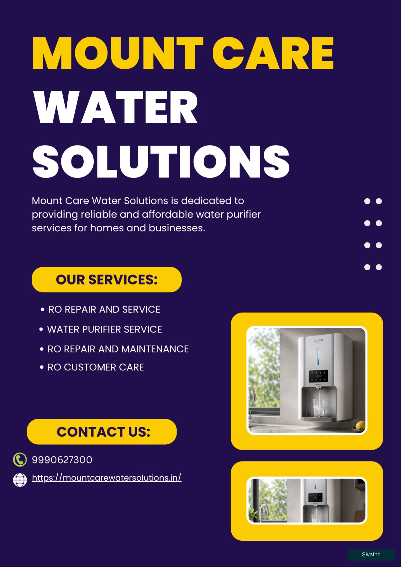 Professional Water Purifier Care