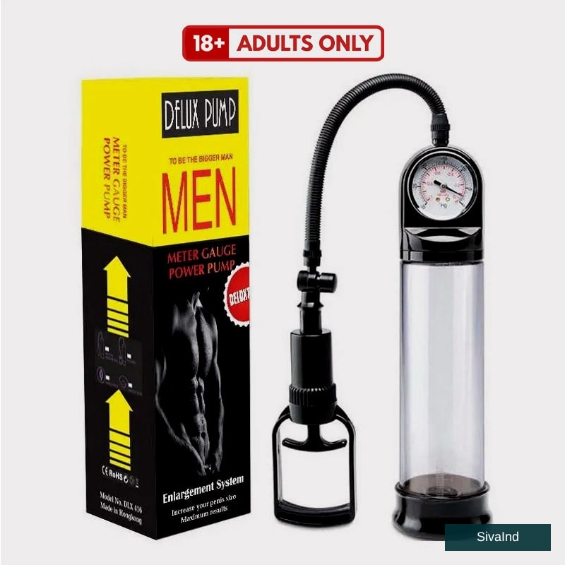 Buy The Advanced Pressure Meter Penis Pump In India – Call: 9836794089