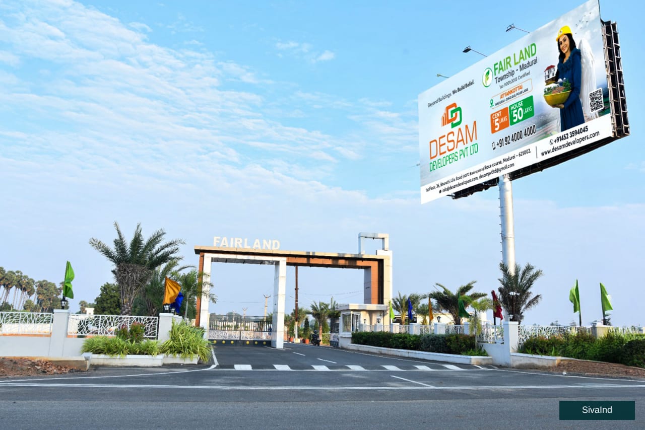 DTCP Approved Residential Plots in Madurai – Fairland