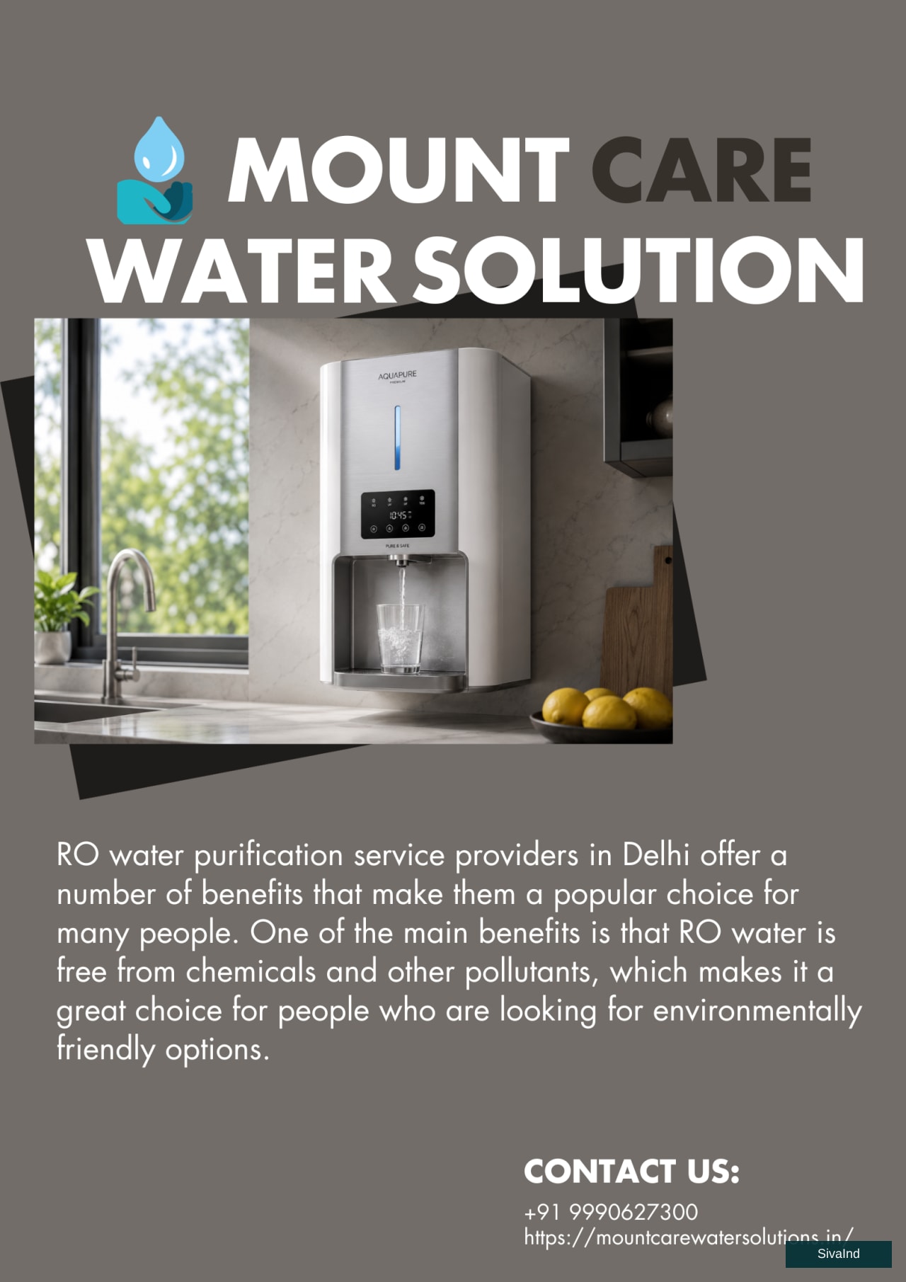 Smart Water RO Purification