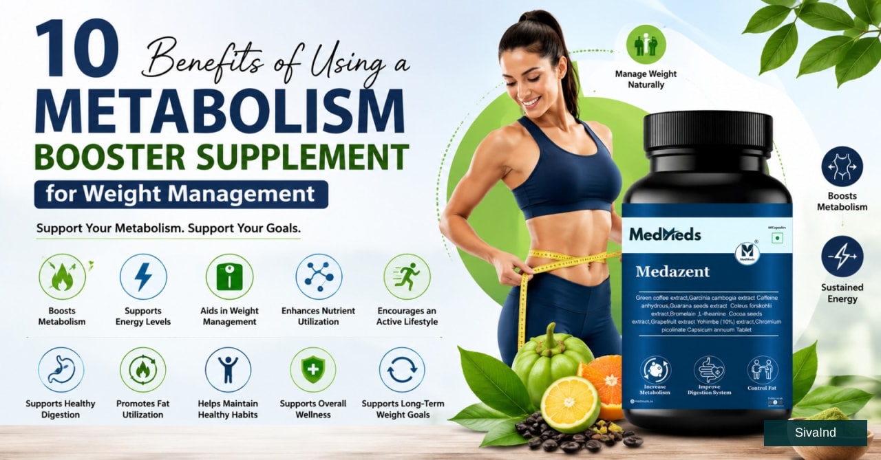 10 Benefits of Using a Metabolism Booster Supplement for Weight Management