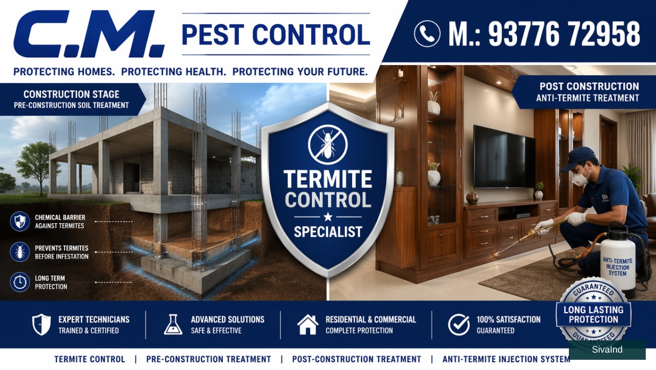 Protect Your Business & Property in Surat | C M Pest Control (Lic. No. 2634)