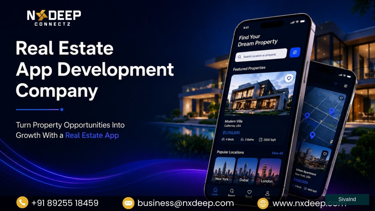 Real Estate App Development Company in India