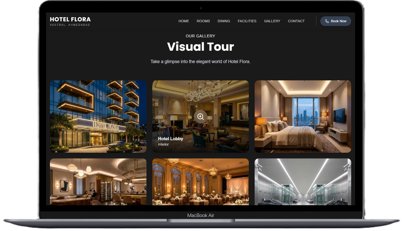 HOTEL FLORA: Hotel Landing Page
