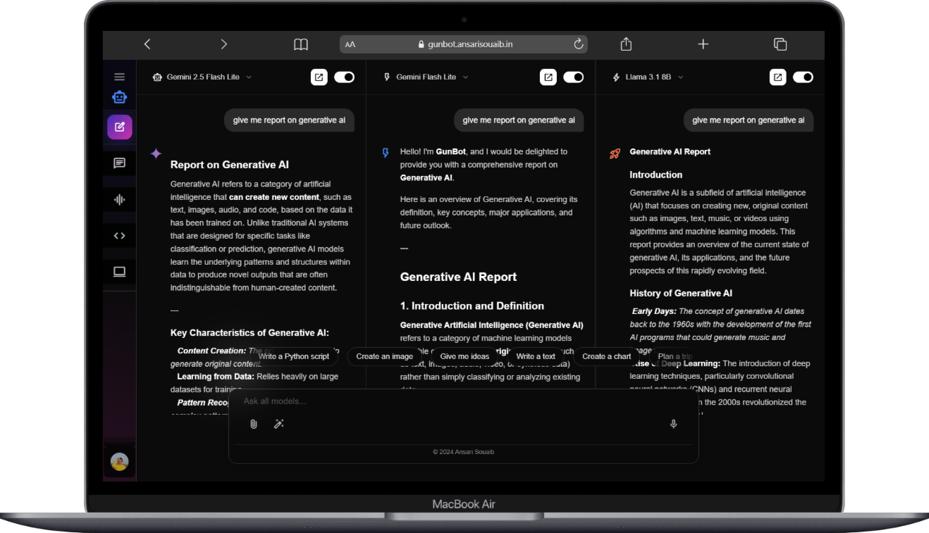 GUNBOT V5: Smart Multi-Function AI Assistant