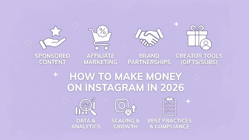 So verdienst du 2026 Geld auf Instagram (9 erprobte Einnahmequellen)