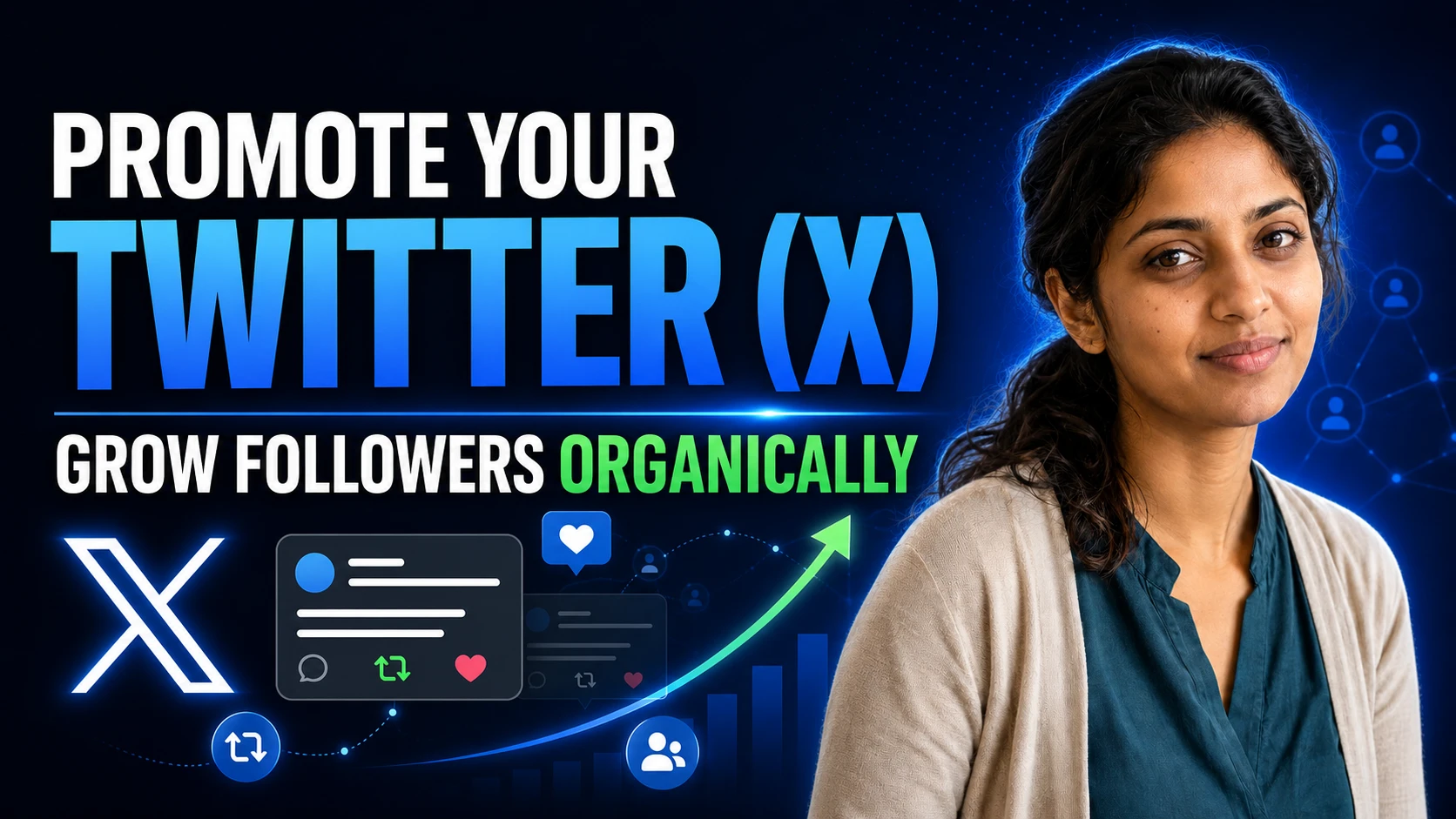 I will promote your Twitter (X) and grow your followers organically