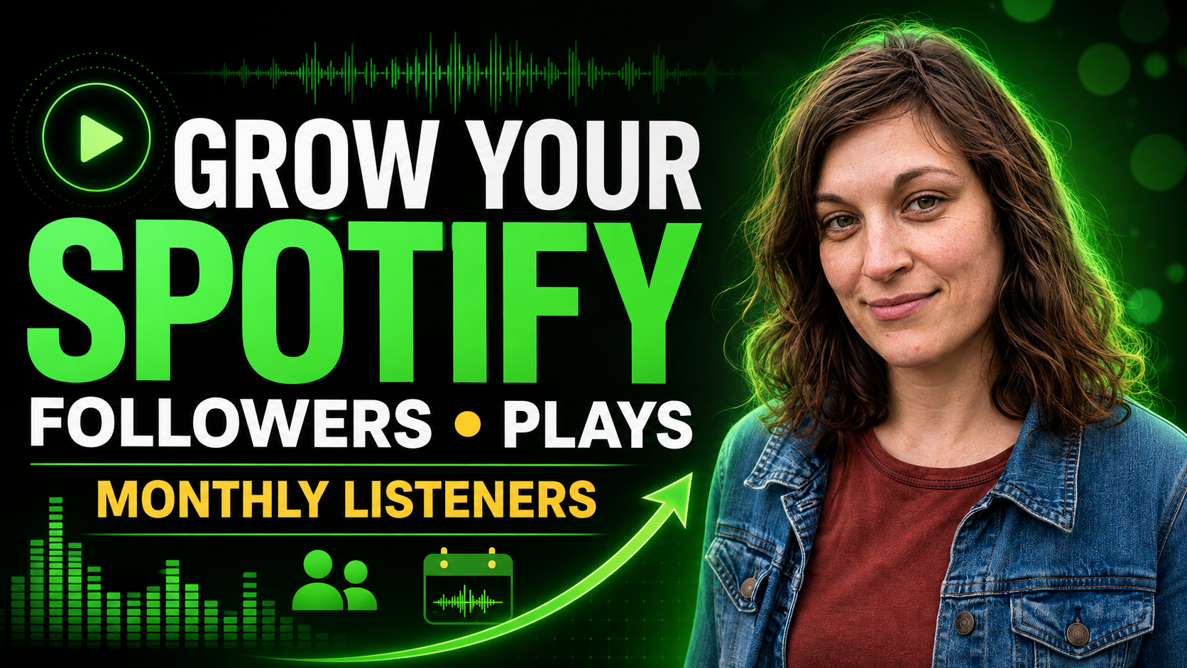 I will grow your Spotify with followers, plays and monthly listeners