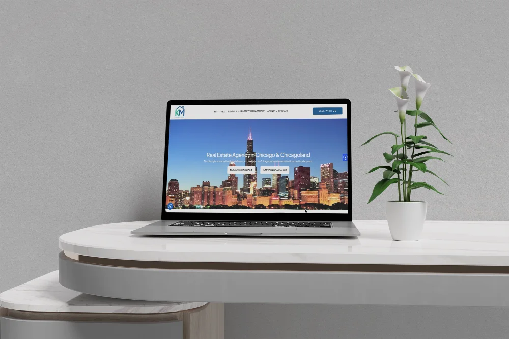 KM Realty Group LLC website redesign