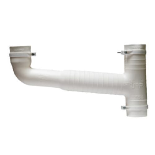 ETC03 - White Double Sink Combo 38mm Waste x 50mm Pipe