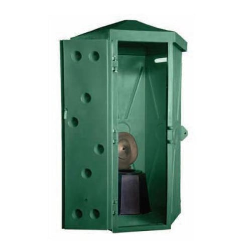 1TOI JJG - Toilet Hut w/Pit Pedestal Jojo Green