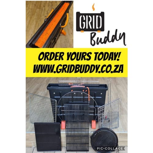 Grid Buddy Small -  1050mm X Black Brushes